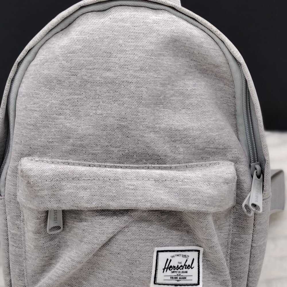 Herschel Supply Co. Classic Mini Backpack – Light Grey Crosshatch | NWOT - Picture 7 of 12
